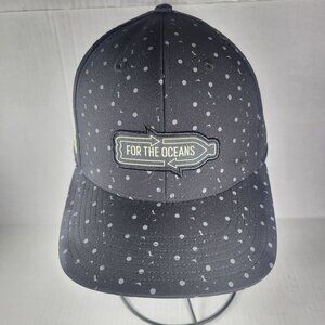 Adidas For The Oceans Black Adjustable Golf Hat With Polka Dot Design